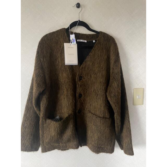 Our legacy cardigan olive melange mohair