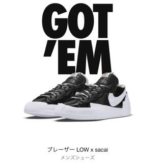 ナイキ(NIKE)のsacai × Nike ブレーザー　27cm(スニーカー)