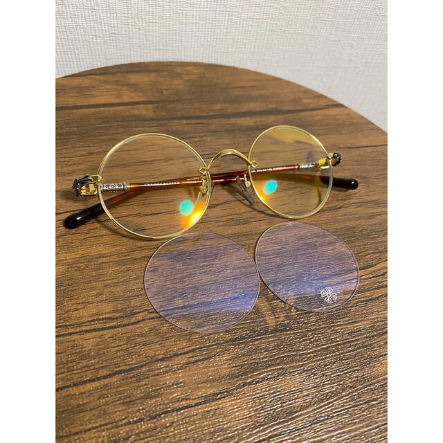 Chrome Hearts - 未使用 メガネ クロムハーツ タイプ 丸眼鏡