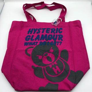 ヒステリックグラマー(HYSTERIC GLAMOUR)のヒステリックグラマー　キーホルダー付　ファックベアー　トートバッグ(トートバッグ)