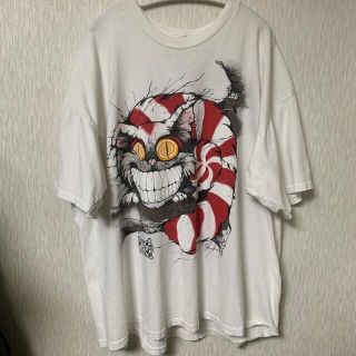 ディズニー(Disney)の90s チェシャ猫 tシャツ(Tシャツ/カットソー(七分/長袖))