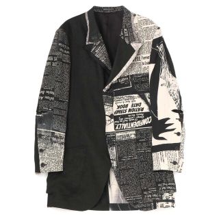 ヨウジヤマモト(Yohji Yamamoto)のyohjiyamamoto2022ss 朝倉優佳 newspaperjacket(テーラードジャケット)