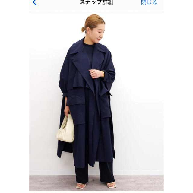 ドゥーズィエムクラス購入ネイビートレンチコート美品 | www.jarussi