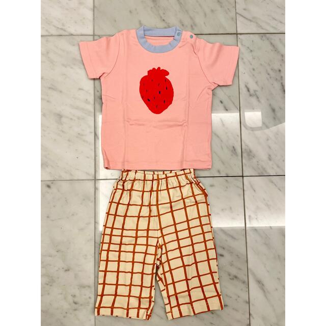 MARKEY'S(マーキーズ)のMAKEYS  HOGAN 半袖パジャマ　ピンク系　90 キッズ/ベビー/マタニティのキッズ服女の子用(90cm~)(パジャマ)の商品写真