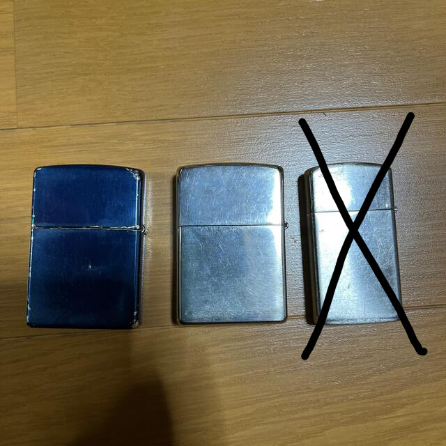 ZIPPO(ジッポー)のzippo 2つ メンズのファッション小物(タバコグッズ)の商品写真