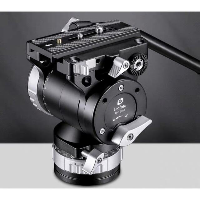 最高品質の Leofoto 新品 BV-15 レオフォト ビデオ雲台 プレート付属