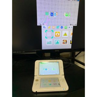 ニンテンドー3DS(ニンテンドー3DS)の3DS LL 本体 ピンク 偽トロ キャプチャー(携帯用ゲーム機本体)