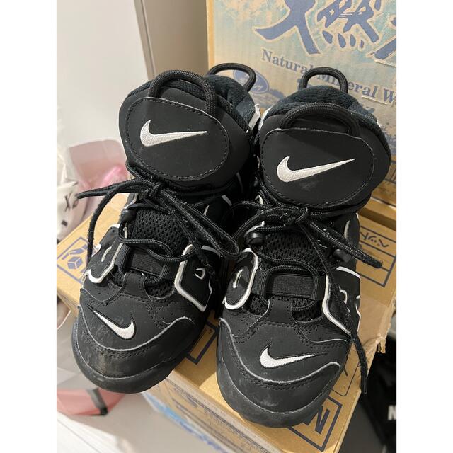 NIKE - NIKE モアテン ブラック モアアップテンポ 23.5cmの通販 by