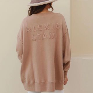 alexia stam ロゴスウェット　美品