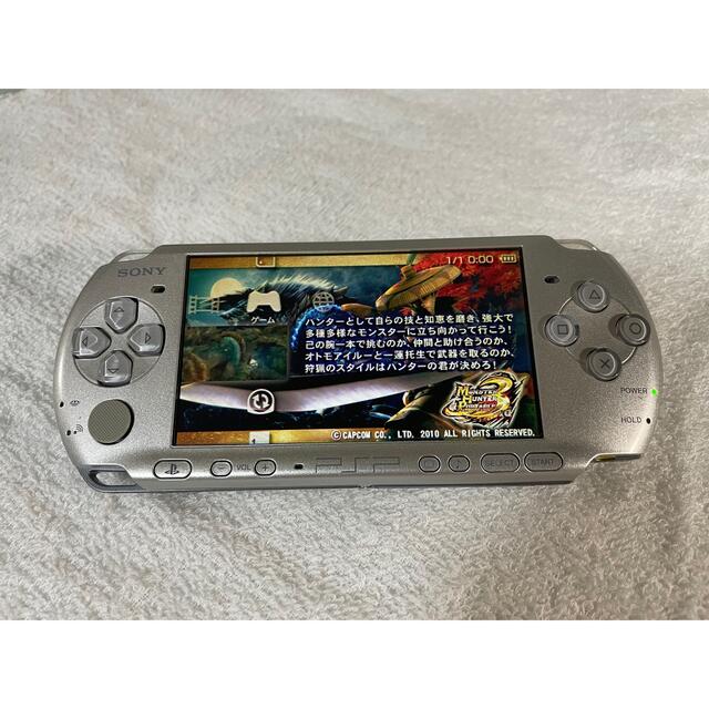 美品　PSP-3000  ミスティックシルバー 5