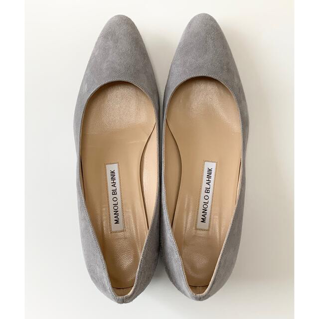 なることが MANOLO LISTONY グレー 37サイズの通販 by heemi|マノロ