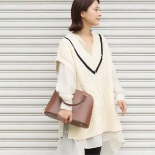 スピックアンドスパン(Spick & Span)の【SALE】未使用品★HAMILTON★ケーブルベスト(ベスト/ジレ)