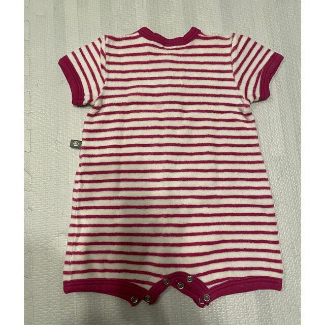 PETIT BATEAU(プチバトー)のPetit Bateau プチバトー ロンパース 3m/60cm キッズ/ベビー/マタニティのベビー服(~85cm)(ロンパース)の商品写真