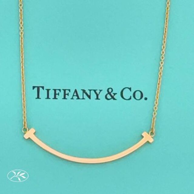 Tiffany ティファニーTスマイルK18ネックレススモールサイズ  ネックレス Co ティファニーTスマイルK18ネックレス