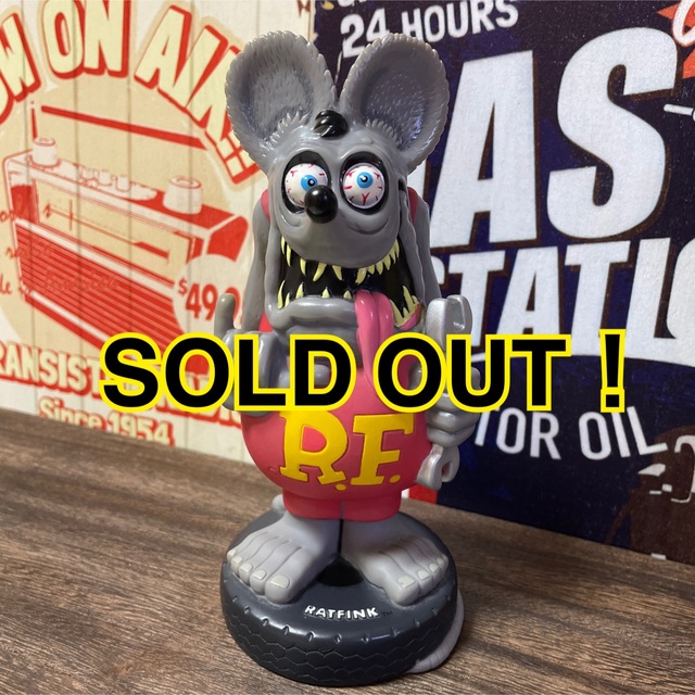【SOLD OUT】RATFINK ラットフィンク☆スパナ ボビングヘッド