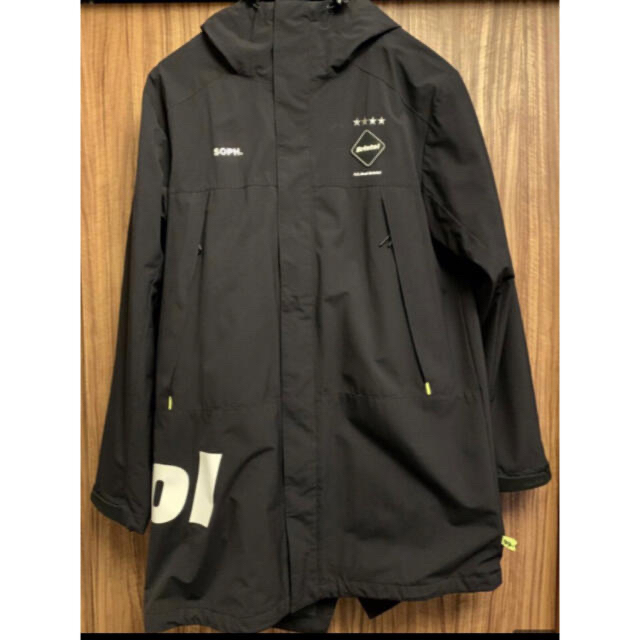 FCRB TOUR BENCH COAT Black S 18AW