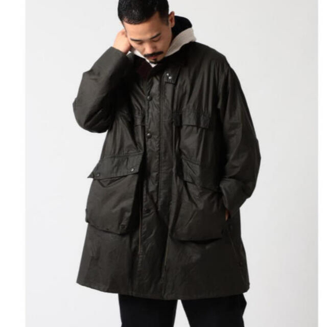 キャプテンシャンシャイン トラベラーコート セージ Barbour size38
