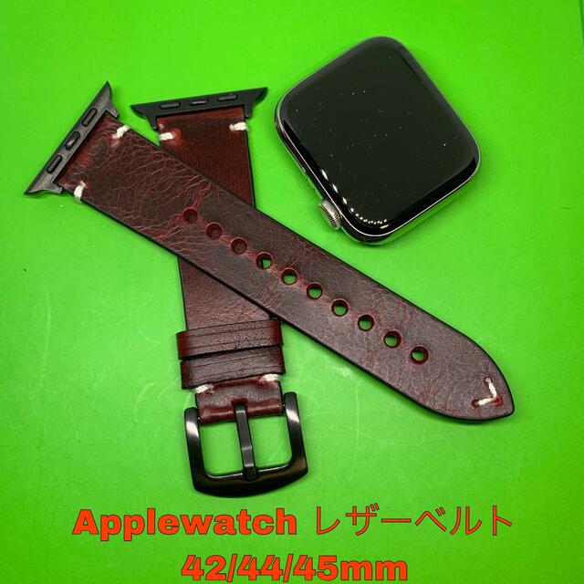 Apple Watch バンド牛皮 アップルウォッチレザー本革ベルトビジネスの