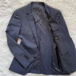 スーツカンパニー(THE SUIT COMPANY)の【イタリア製高級生地使用】スーツセレクト　ジャケット　ネイビー　Sサイズ　ウール(テーラードジャケット)