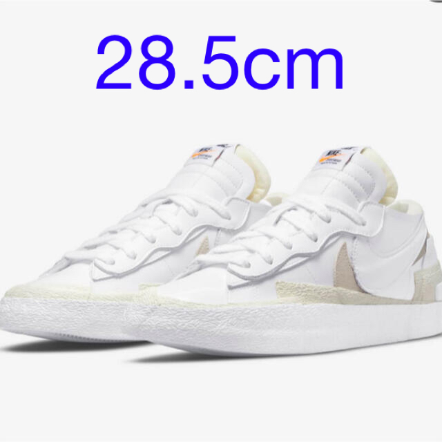 sacai ×Nike Blazer Low White Patent 28.5