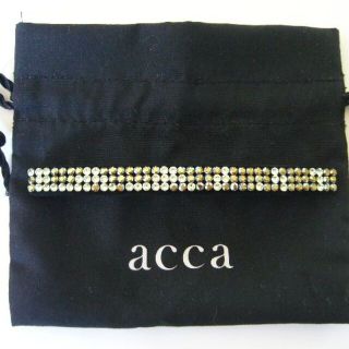 アッカ(acca)の☆美品☆acca●レア♪伊勢丹限定☆美クリスタルガラス☆バレッタ/ブルー系(バレッタ/ヘアクリップ)