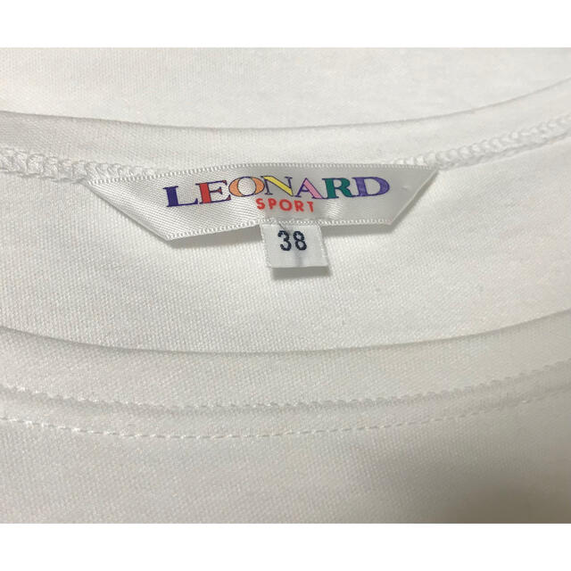 LEONARD(レオナール)のレオナール　スポーツ　Tシャツ　汚れあり　サイズ38  LEONARD レディースのトップス(Tシャツ(半袖/袖なし))の商品写真