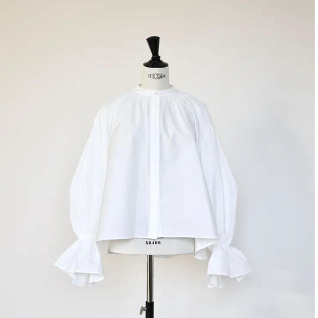 gypsohila♡ Smoking Blouse White