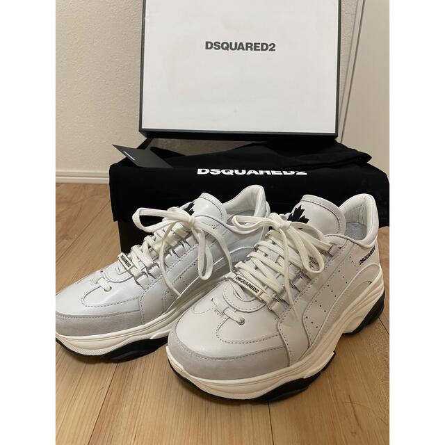 DSQUARED2 ディースクエアード レザー スニーカー42 - スニーカー