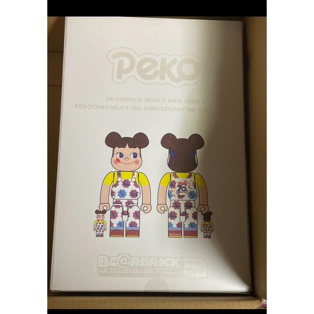 BE@RBRICK ペコちゃん ミルキー70周年デザイン 100％ & 400％