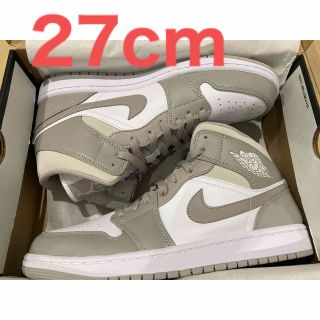 ナイキ(NIKE)のNike Air Jordan 1 Mid "Linen"(スニーカー)