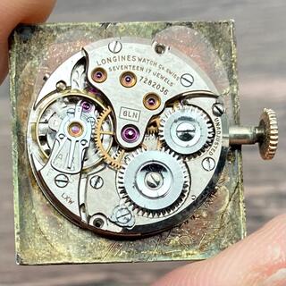 LONGINES - 【14金無垢】ロンジン アンティーク 腕時計 1945年 手巻き 