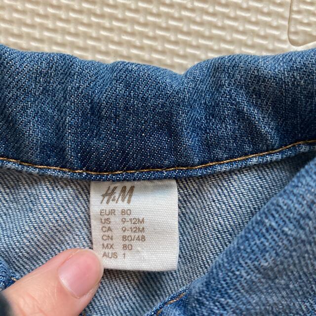 H&M(エイチアンドエム)のH&M baby デニム ジャケット キッズ/ベビー/マタニティのベビー服(~85cm)(ジャケット/コート)の商品写真