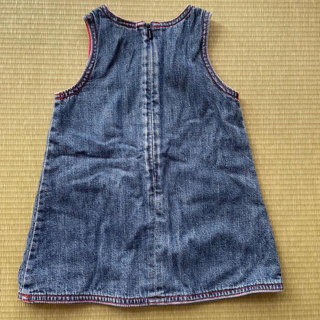 babyGAP(ベビーギャップ)のBaby GAP デニムワンピース　70 キッズ/ベビー/マタニティのベビー服(~85cm)(ワンピース)の商品写真