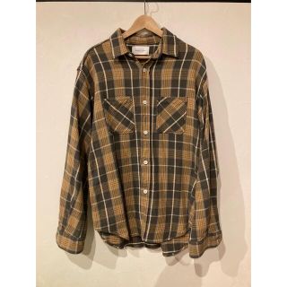 アンユーズド(UNUSED)のUNUSED　 21SS OVERSIZE CHECK SHIRT サイズ　2(シャツ)