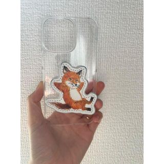 メゾンキツネ(MAISON KITSUNE')のメゾンドキツネ　iPhone13Proケース(iPhoneケース)