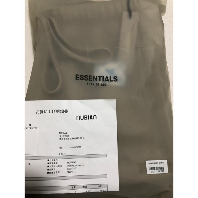 FEAR OF GOD(フィアオブゴッド)のfog essentials エフオージー エッセンシャルズ  パンツTAN S メンズのパンツ(その他)の商品写真