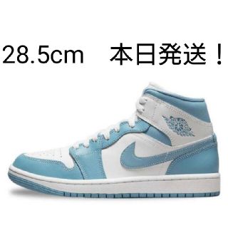 WMNS Air Jordan 1 Mid University Blue(スニーカー)