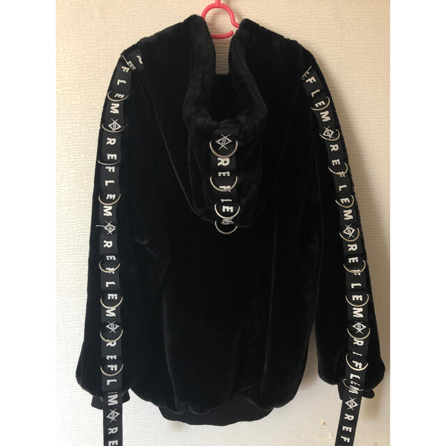 CIVARIZE - reflem レフレム Dカン ロゴテープ ビッグ ファー コート