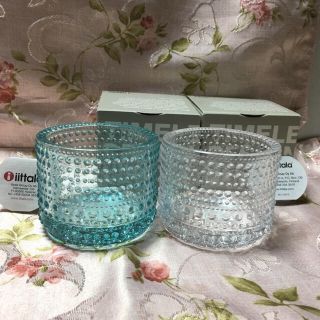 イッタラ(iittala)のIttala イッタラ カステヘルミのキャンドルホルダー2個セット(置物)