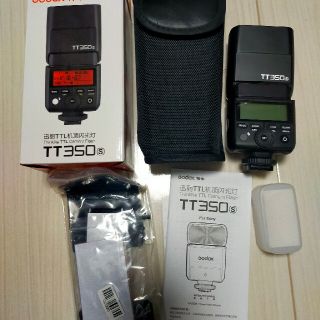値下げ 中古美品 Godox TT350S Sony αシリーズ用ストロボ(ストロボ/照明)