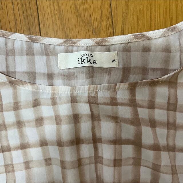 ikka(イッカ)のワンピース　チェック レディースのワンピース(ひざ丈ワンピース)の商品写真