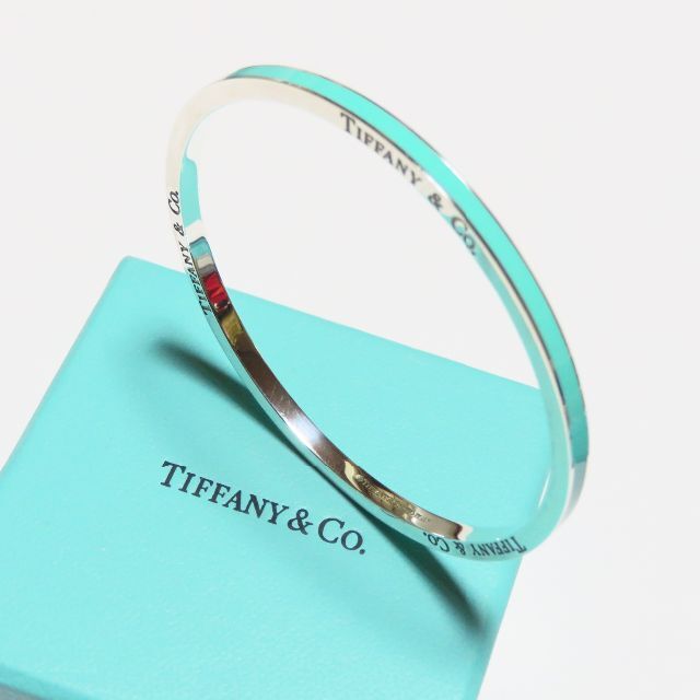 Tiffany&Co.】ティファニー エナメル シルバーバングル 廃盤品 レア 