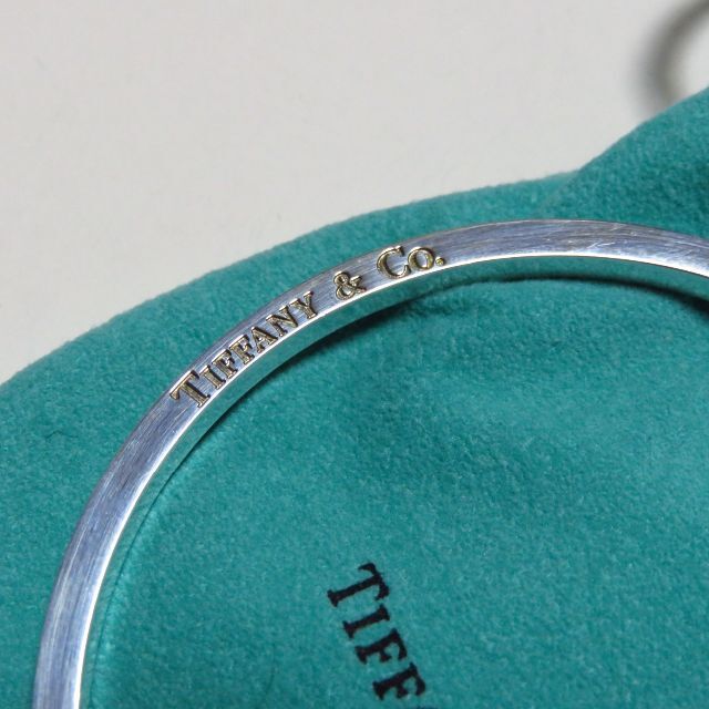 【Tiffany&Co.】ティファニー エナメル シルバーバングル 廃盤品 レア