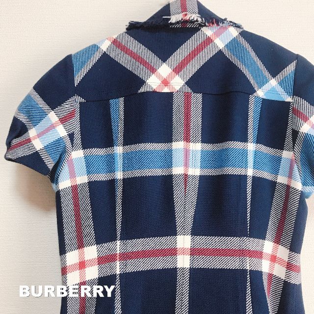 BURBERRY BLUE LABEL(バーバリーブルーレーベル)の【BURBERRY】バーバリー ブルーチェック カットオフ ワンピース レディースのワンピース(ロングワンピース/マキシワンピース)の商品写真