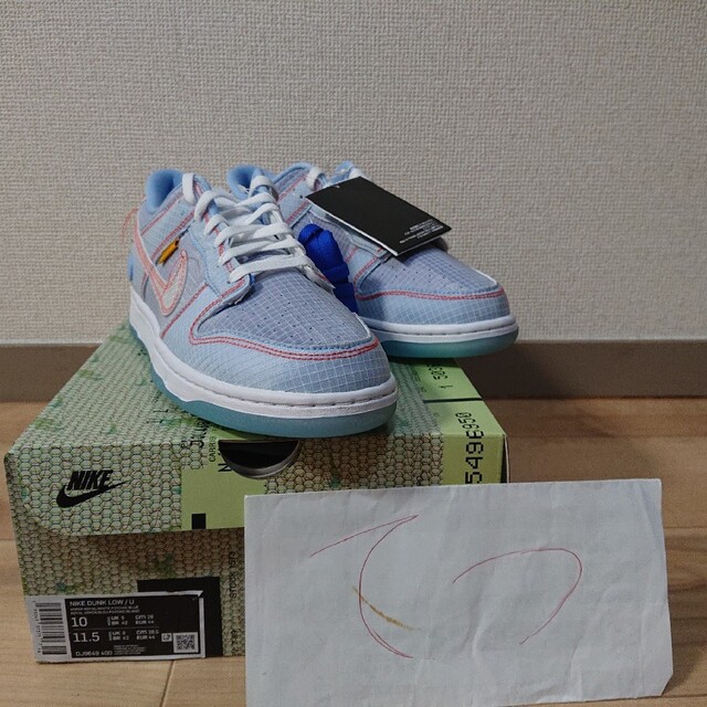 NIKE(ナイキ)の28cm UNION × Nike Dunk Low メンズの靴/シューズ(スニーカー)の商品写真