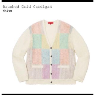 Supreme - Supreme Brushed Grid Cardigan XLの通販 by ぺぺ's shop ...