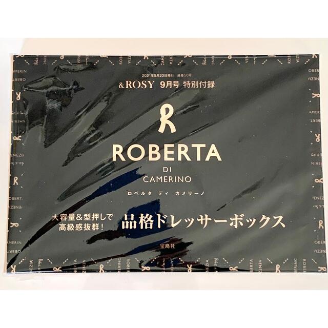 ROBERTA DI CAMERINO(ロベルタディカメリーノ)の& ROSY アンドロージー 付録　2021/09 コスメ/美容のメイク道具/ケアグッズ(メイクボックス)の商品写真