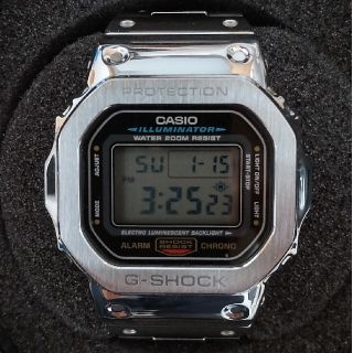 カシオ(CASIO)のG-SHOCK DW-5600E フルメタル 外装交換品(腕時計(デジタル))