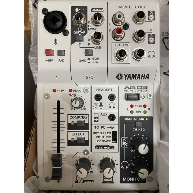 ヤマハ(ヤマハ)のYAMAHA AG03 ＋　marantz MPM-1000 楽器のDTM/DAW(オーディオインターフェイス)の商品写真