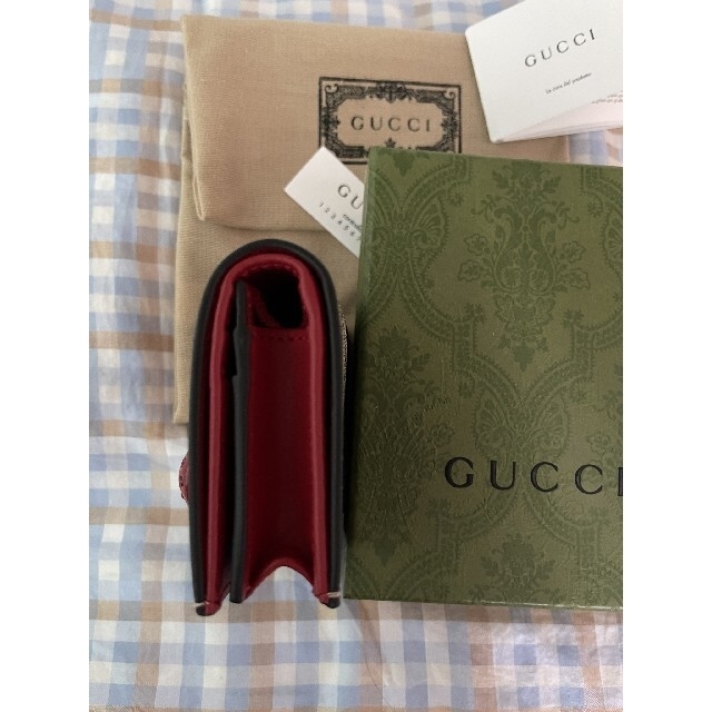 GUCCI グッチ チェリー 二つ折り財布 ミニ財布 さくらんぼ 季節の